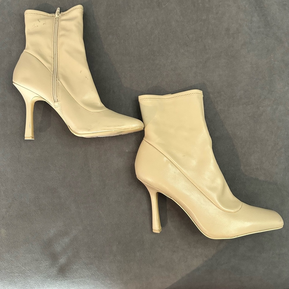 Gianni Bini Square Toe Stiletto Boots